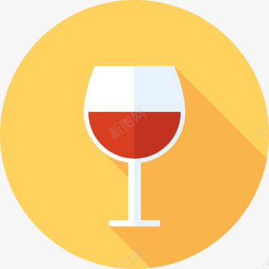 葡萄酒复活节20平淡图标图标