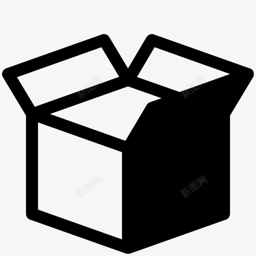 包装装箱送货图标svg_新图网 https://ixintu.com 包装 包裹 拆包 服务 装箱 送货 送货物流