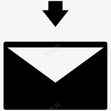 收到的邮件信件留言图标图标
