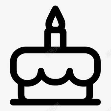 生日蛋糕庆祝活动图标图标