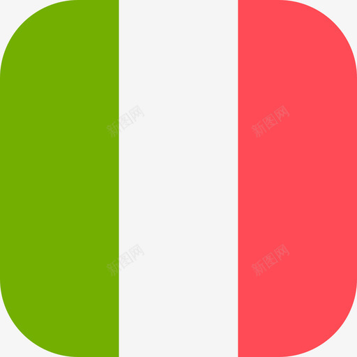 意大利国际国旗3圆形方形图标svg_新图网 https://ixintu.com 国际国旗3 圆形方形 意大利