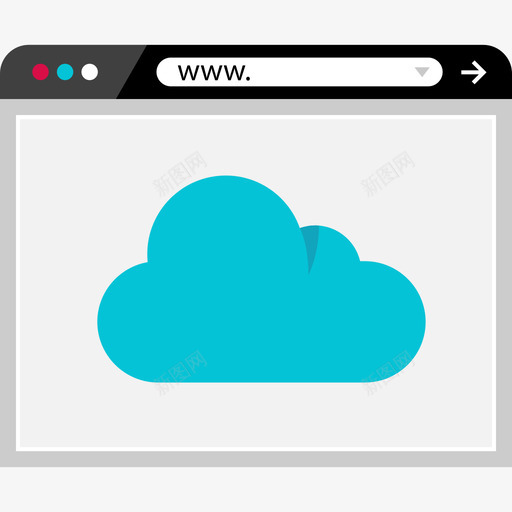 浏览器在线和互联网2扁平图标svg_新图网 https://ixintu.com 在线和互联网2 扁平 浏览器