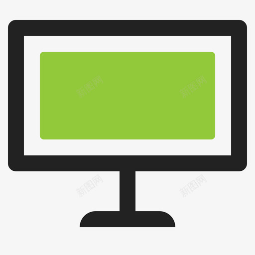 显示器电脑家具图标svg_新图网 https://ixintu.com 家具 屏幕 显示器 电脑