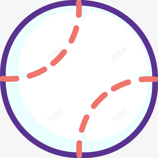 棒球运动33线性颜色图标svg_新图网 https://ixintu.com 棒球 线性颜色 运动33