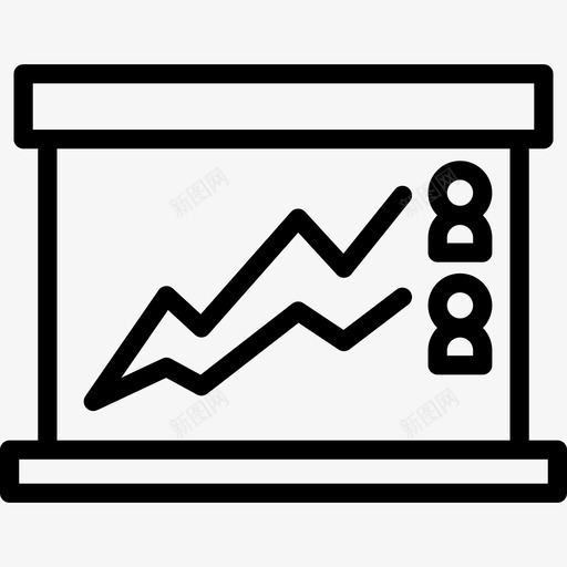 折线图选举3直线图标svg_新图网 https://ixintu.com 折线图 直线 选举3