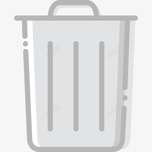 垃圾桶必需品2线性颜色图标svg_新图网 https://ixintu.com 垃圾桶 必需品2 线性颜色
