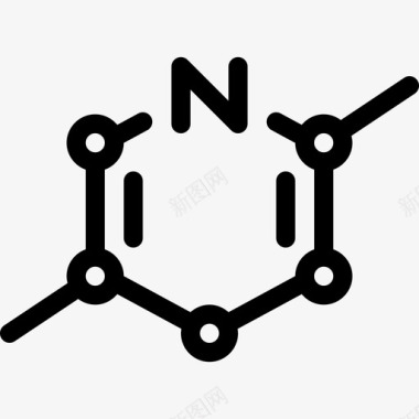 氮科学16线性图标图标