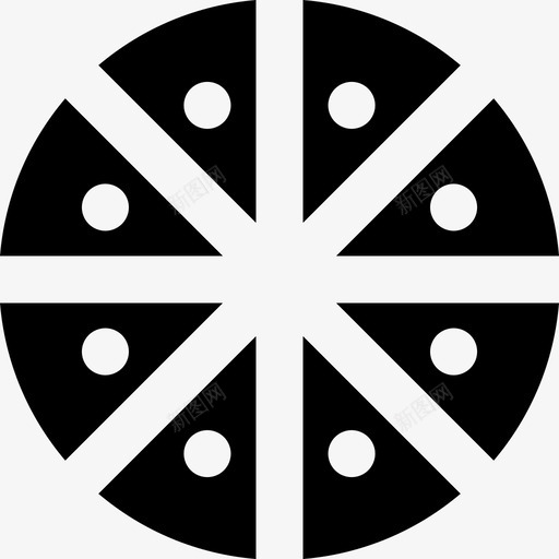 披萨生日派对15馅料图标svg_新图网 https://ixintu.com 披萨 生日派对15 馅料