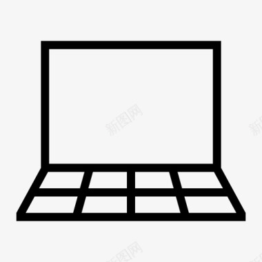 笔记本电脑笔记本个人电脑图标图标