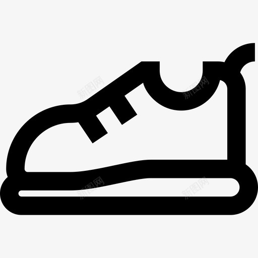 运动鞋衣服20件直线型图标svg_新图网 https://ixintu.com 直线型 衣服20件 运动鞋