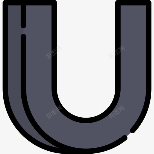 字母U电子和网络元素集合2线性颜色图标svg_新图网 https://ixintu.com 字母U 电子和网络元素集合2 线性颜色