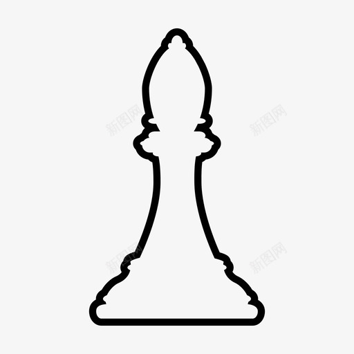 主教棋盘游戏国际象棋图标svg_新图网 https://ixintu.com 主教 体育 国际象棋 棋盘游戏 游戏 策略