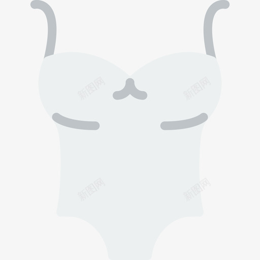 无袖女装平底鞋图标svg_新图网 https://ixintu.com 女装 平底鞋 无袖