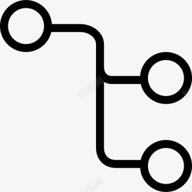 网络通信与网络线性图标图标