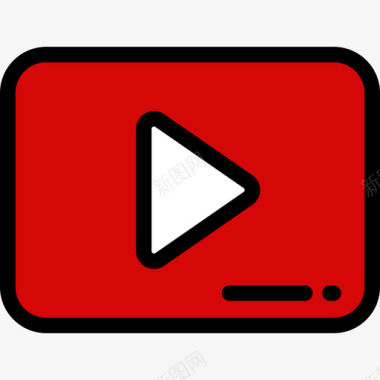Youtubegooglesuite6线性颜色图标图标