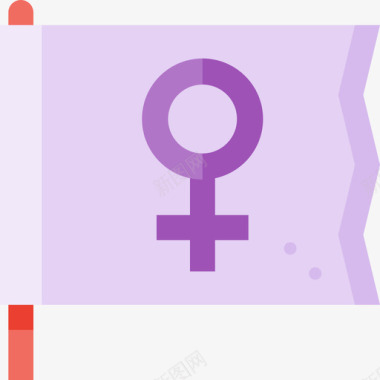女权主义妇女节3平淡图标图标