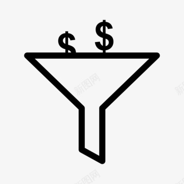 货币过滤器转换金融图标图标