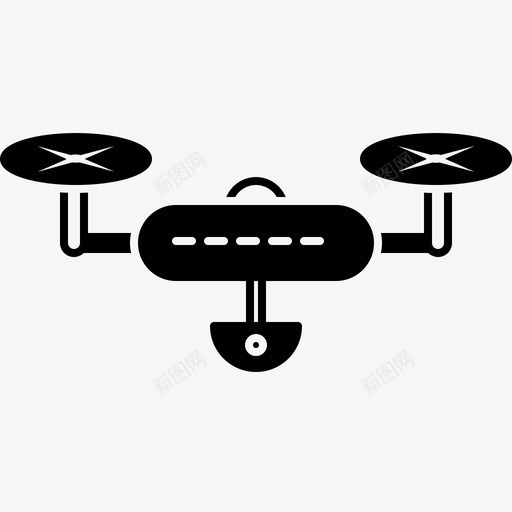 无人机飞机无人机摄像机图标svg_新图网 https://ixintu.com 录像 技术 无人机 无人机摄像机 飞机