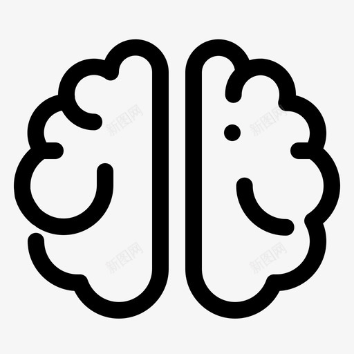 大脑智力知识图标svg_新图网 https://ixintu.com 大脑 头脑 学校 智力 知识