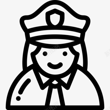 女警察第三警察局直系图标图标