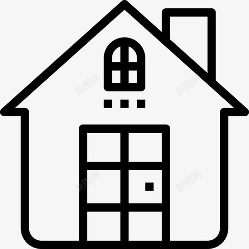 房子工作简历直系的图标svg_新图网 https://ixintu.com 工作简历 房子 直系的