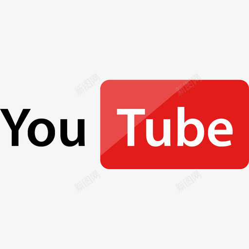 Youtube网页24平面图标svg_新图网 https://ixintu.com Youtube 平面 网页设计24