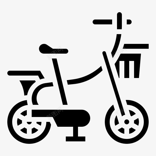 儿童自行车自行车骑乘图标svg_新图网 https://ixintu.com 儿童自行车 自行车 自行车元素字形 车辆 骑乘