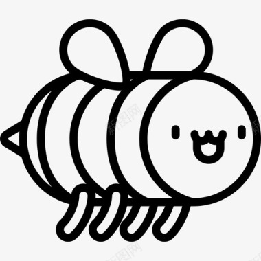 蜜蜂川维动物直系图标图标