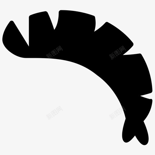 虾食物海鲜图标svg_新图网 https://ixintu.com 切虾 可食用食物 海鲜 章鱼字形图标 虾 贝类 食物 龙虾