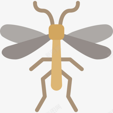 蚊子虫子扁虫图标图标