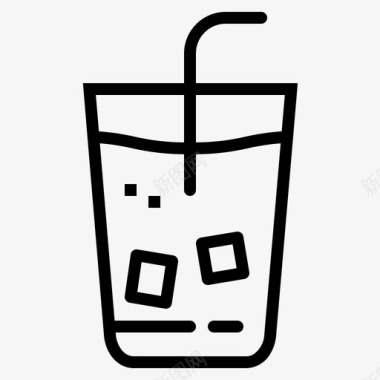 冰咖啡饮料图标图标