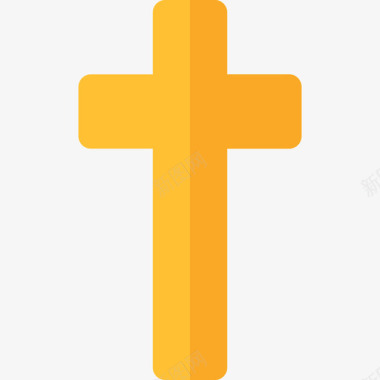 十字架宗教17扁平图标图标