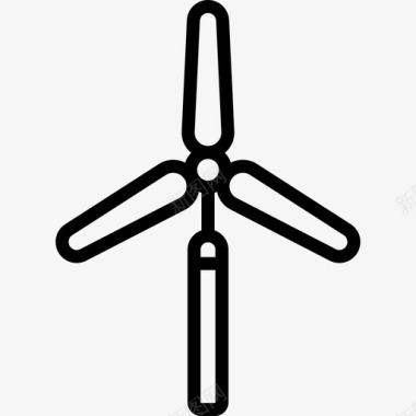 风车生态学19线性图标图标