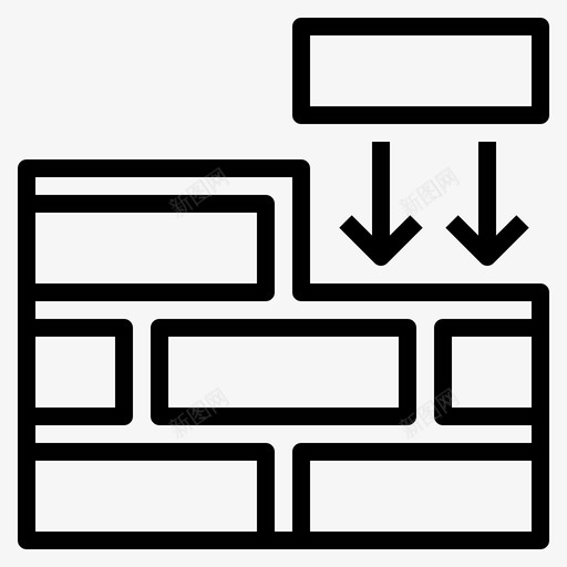 砖石建筑房地产图标svg_新图网 https://ixintu.com 建筑 房地产 砖石