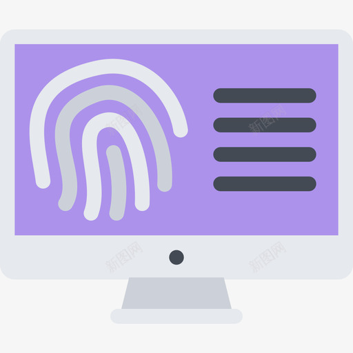 指纹法则4平坦图标svg_新图网 https://ixintu.com 平坦 指纹 法则4