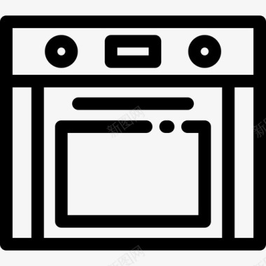 烘焙家庭用品12线性图标图标