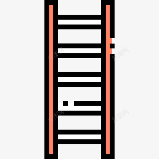 梯子建筑构造4线颜色图标svg_新图网 https://ixintu.com 建筑构造4 梯子 线颜色