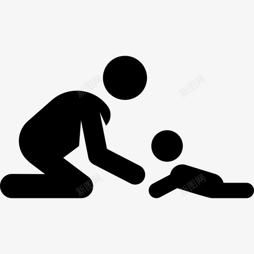 父亲身份婴儿护理象形图填充图标svg_新图网 https://ixintu.com 填充 婴儿护理象形图 父亲身份