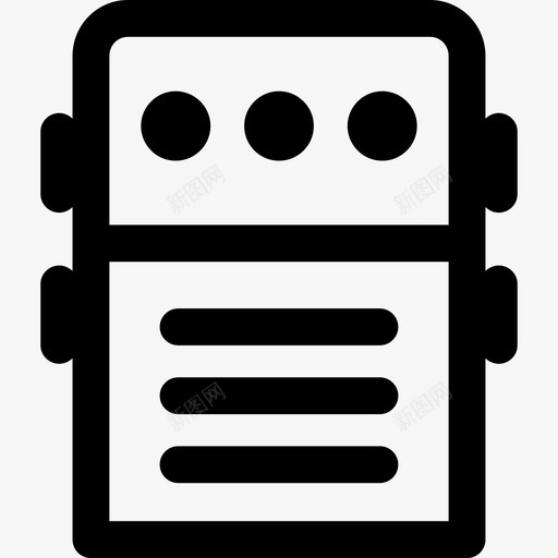 踏板乐器7线性图标svg_新图网 https://ixintu.com 乐器7 线性 踏板