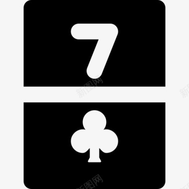 七个俱乐部赌场赌博3稳定图标图标