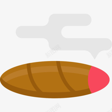 雪茄墨西哥2扁平图标图标