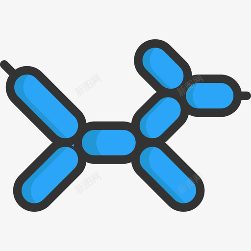 气球造型马戏团4线性颜色图标svg_新图网 https://ixintu.com 气球造型 线性颜色 马戏团4