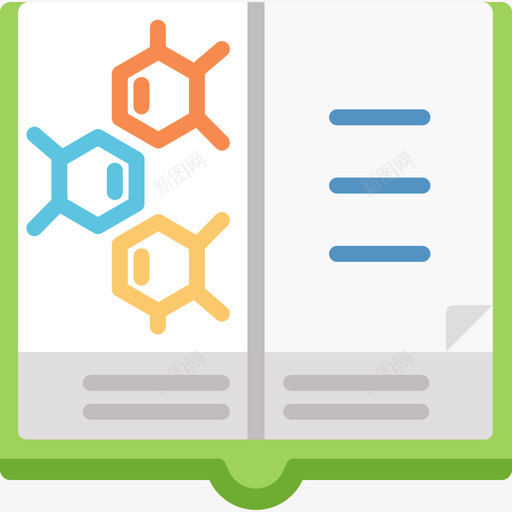 科学书化学6平装图标svg_新图网 https://ixintu.com 化学6 平装 科学书