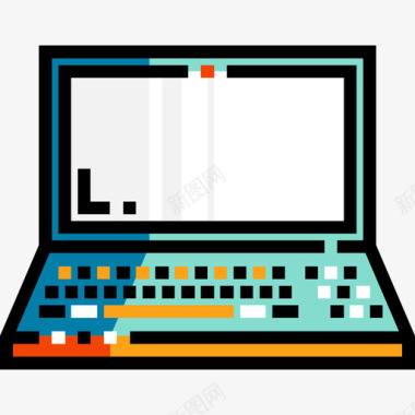 笔记本电脑通讯44线颜色图标图标