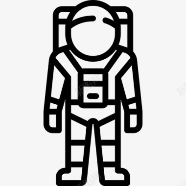 宇航员宇宙15号直线型图标图标