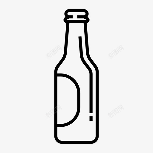啤酒瓶酒精饮料图标svg_新图网 https://ixintu.com 啤酒瓶 啤酒生产线 啤酒节 酒精 饮料