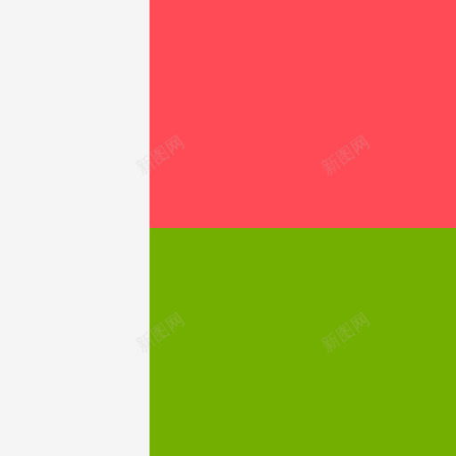马达加斯加国际旗帜4方形图标svg_新图网 https://ixintu.com 国际旗帜4 方形 马达加斯加