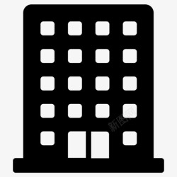 城市办公楼大厦城市大厦公司大楼图标高清图片