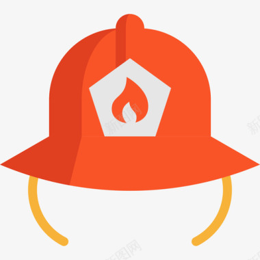 消防员头盔消防2扁平图标图标