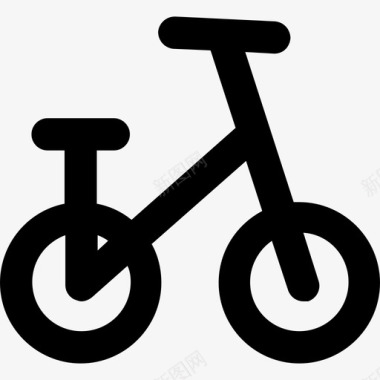 自行车旅行24粗体圆形图标图标